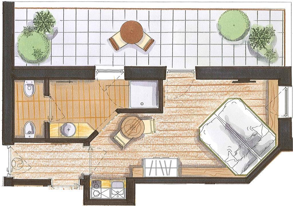 Color Home Suite Apartments Predazzo Szoba fotó